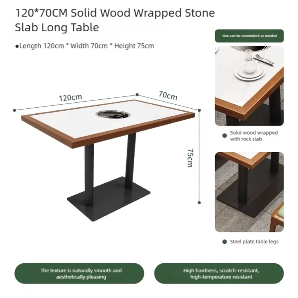 Wholesale Hot Pot Table and Chair Set, Southeast Asian Style - Hot Pot Tables, Chairs, Sofas Manufacturer
