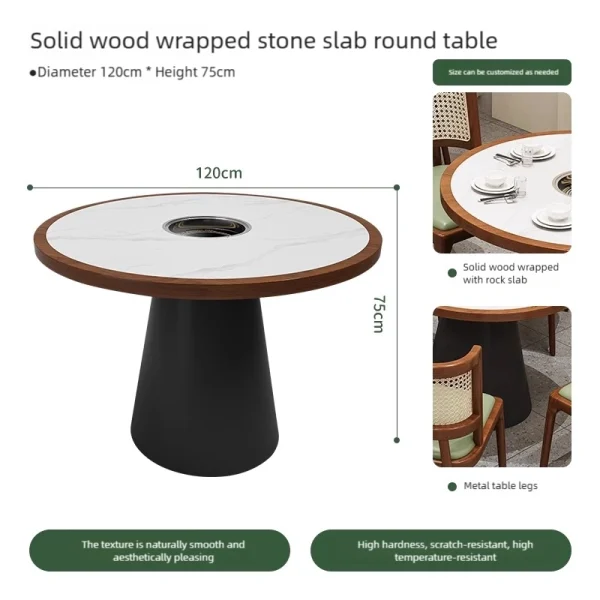 Wholesale Hot Pot Table and Chair Set, Southeast Asian Style - Hot Pot Tables, Chairs, Sofas Manufacturer