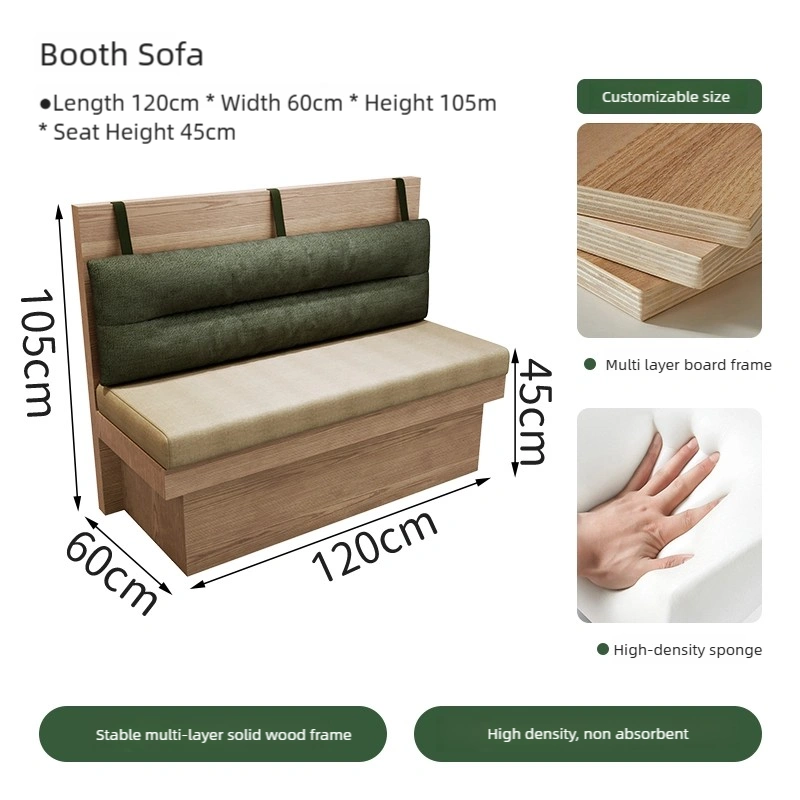 Wholesale Hot Pot Restaurant Furniture Sets – Hot Pot Table, Booth Sofa, Chair, and Vegetable Rack – Bild 7