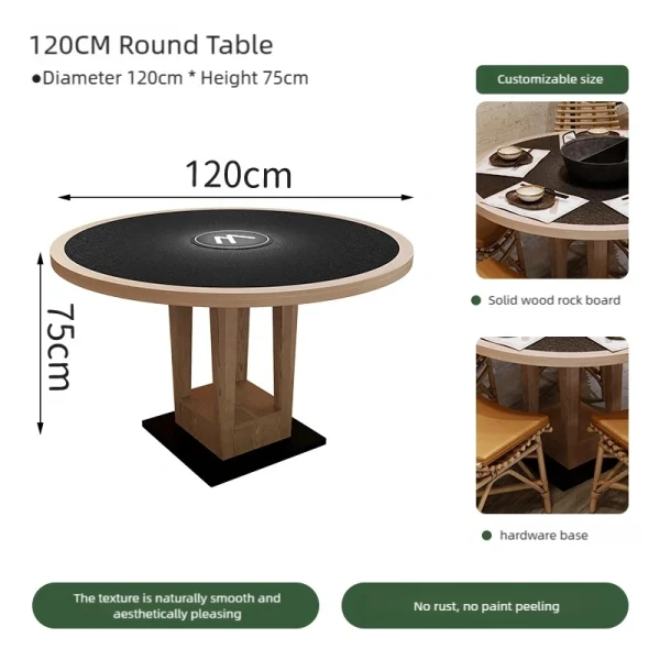 Wholesale Hot Pot Restaurant Furniture Sets – Hot Pot Table, Booth Sofa, Chair, and Vegetable Rack