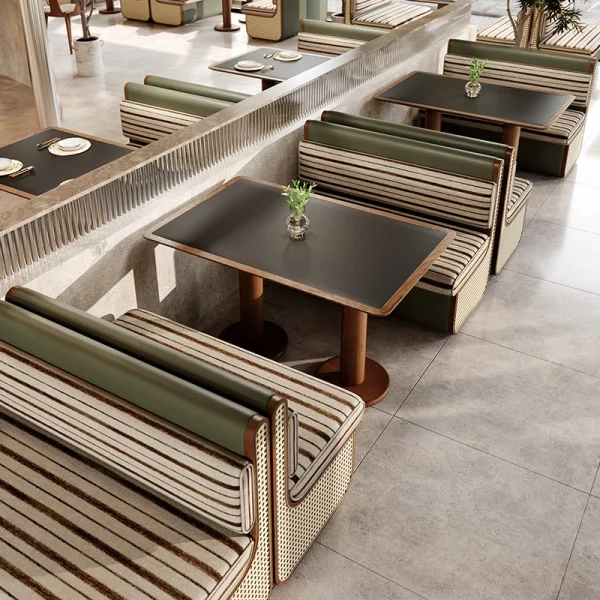 Wholesale Restaurant Booth Sofa, Chair, Table For Fusion, Modern Restaurants