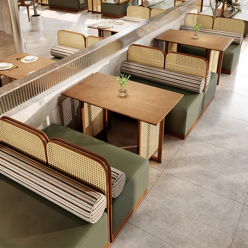 Wholesale Rattan Design Restaurant Furniture, Southeast Asian style - Booths, Rattan Table and Chair - Imagen 4