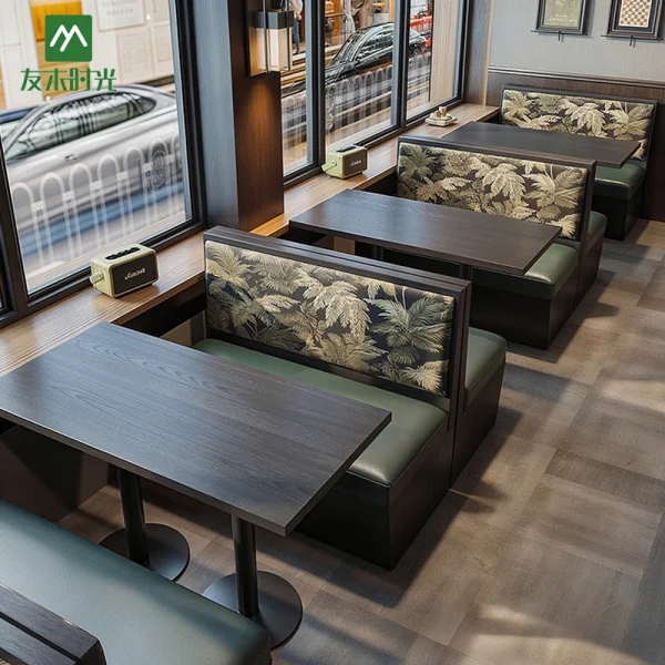Restaurant Furniture Supplier – Wholesale High-end Luxury Restaurant Tables, Chairs, and Semi-Circular Booth Sofas
