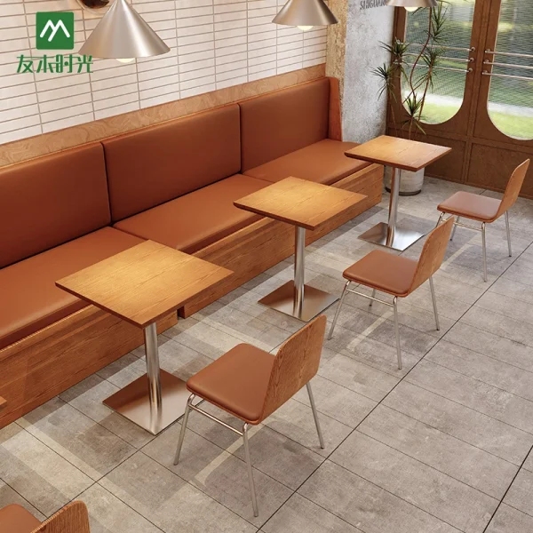 Custom-made Cafe Table and Chair Sets Wholesaler, Modern and Minimalist Style - Tables, Chairs, and Booth Seating.