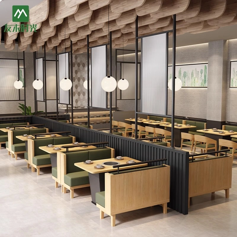 Wholesale Modular Hot Pot Restaurant Tables and Chairs - Imagen 3