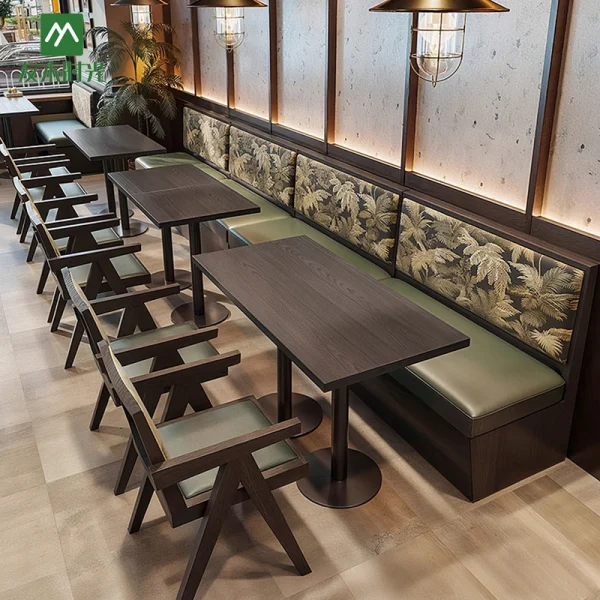 Restaurant Furniture Supplier – Wholesale High-end Luxury Restaurant Tables, Chairs, and Semi-Circular Booth Sofas