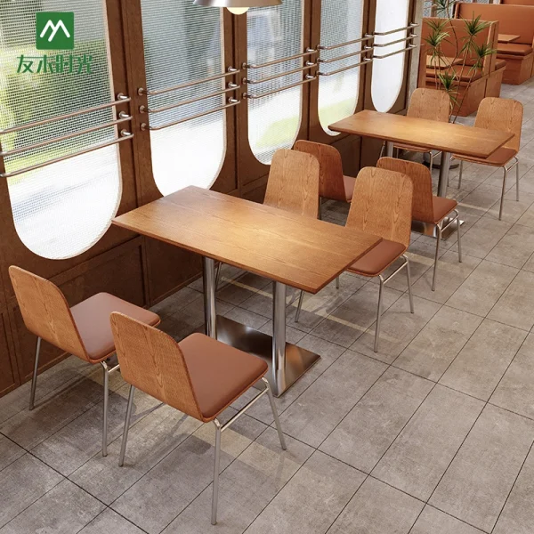 Custom-made Cafe Table and Chair Sets Wholesaler, Modern and Minimalist Style - Tables, Chairs, and Booth Seating.