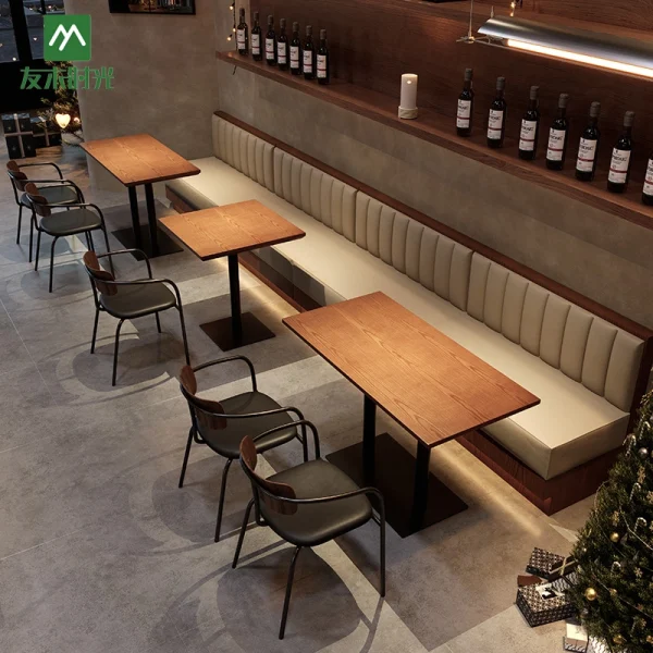 Wholesale Minimalist Style Restaurant Furniture Set, Cafe and Dessert Shop Table and Chair Sets - OEM and ODM Support