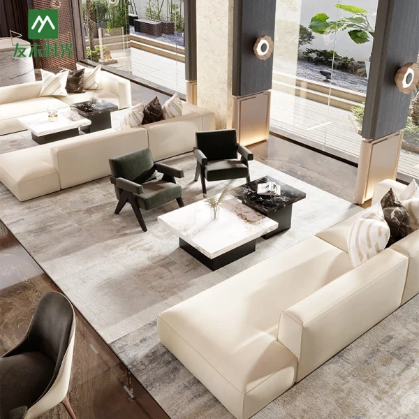 Factory Supply Commercial Lobby Furniture, Hotel Lobby Sofa and Chair Set – Purchase Directly from Our Factory