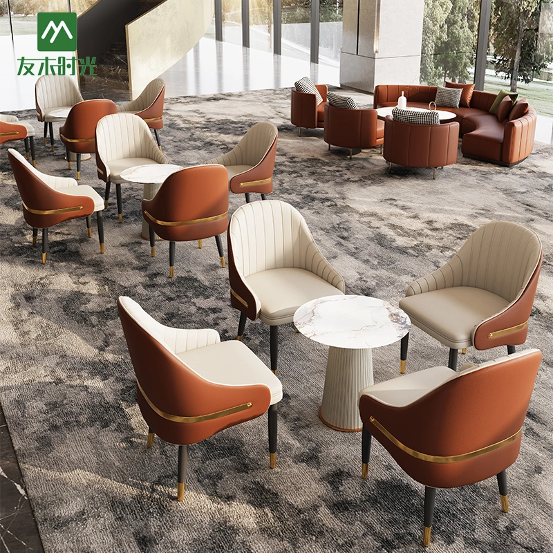 Wholesale Lobby Furniture – Hotel Lobby Luxury Table and Chair Sets, Sintered Stone Dining Tables - Image 4