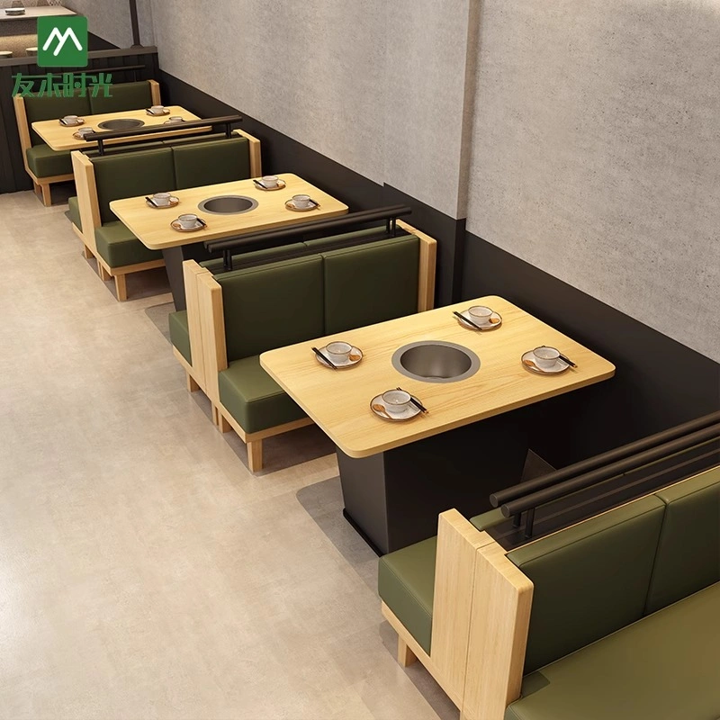 Wholesale Modular Hot Pot Restaurant Tables and Chairs - Imagen 4