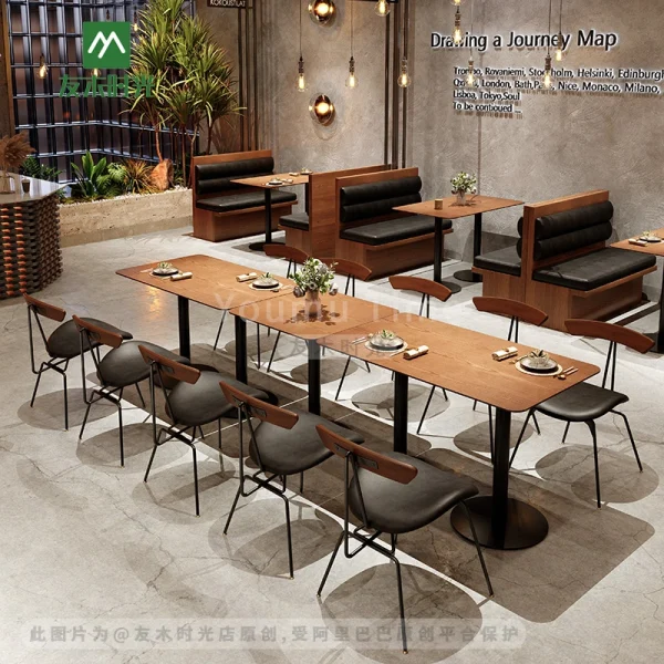 Wholesale Casual Restaurant & Cafe Table and Chair Sets – Includes Durable Tables, Chairs, and Booth Sofas