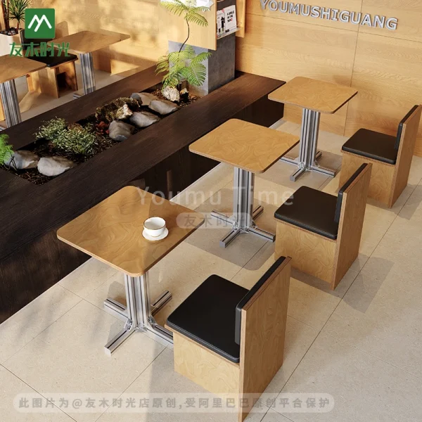 Bulk Korean-Style Minimalist Cafe & Restaurant Furniture Wholesale