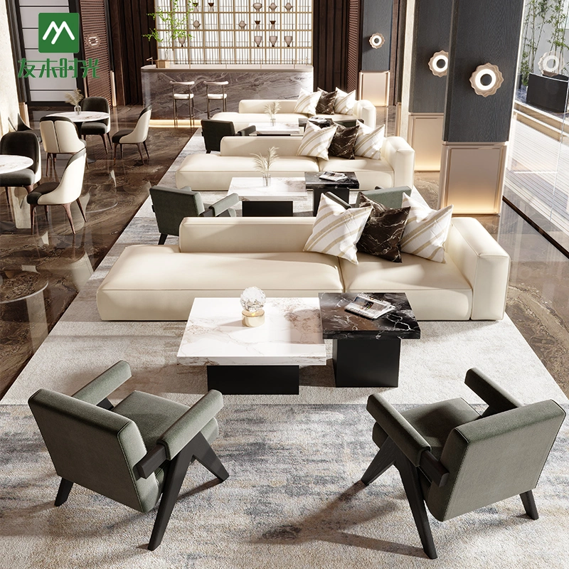 Factory Supply Commercial Lobby Furniture, Hotel Lobby Sofa and Chair Set – Purchase Directly from Our Factory - Image 4