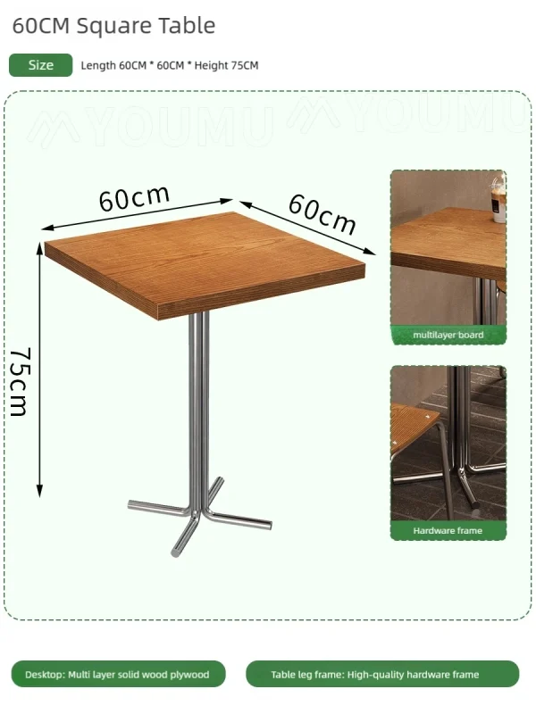 Wholesale Minimalist Restaurant Furniture for Fast Food Restaurants and Casual Coffee Shops