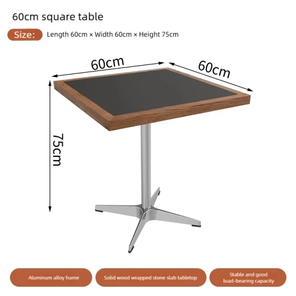 Wholesale Modern Leather & Metal Cafe and Restaurant Table & Chair Sets