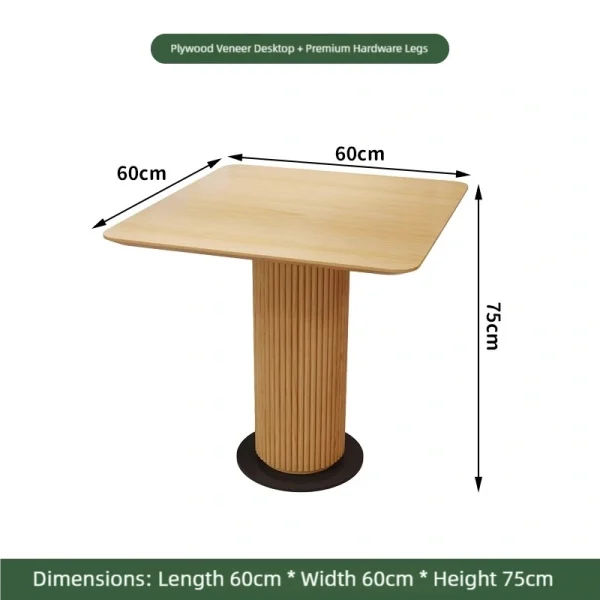 Factory Direct Supply Japanese-style Minimalist Restaurant Table and Chair Sets