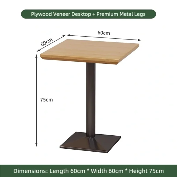 Factory Direct Supply Japanese-style Minimalist Restaurant Table and Chair Sets