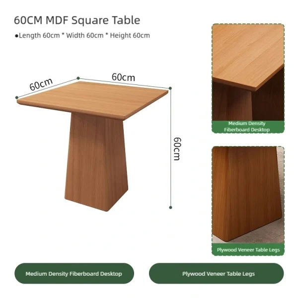 Bulk Cafe Sofa and Chair Wholesale, Wabi-sabi Style - Solid Wood Casual Table and Chair Sets for Cafes