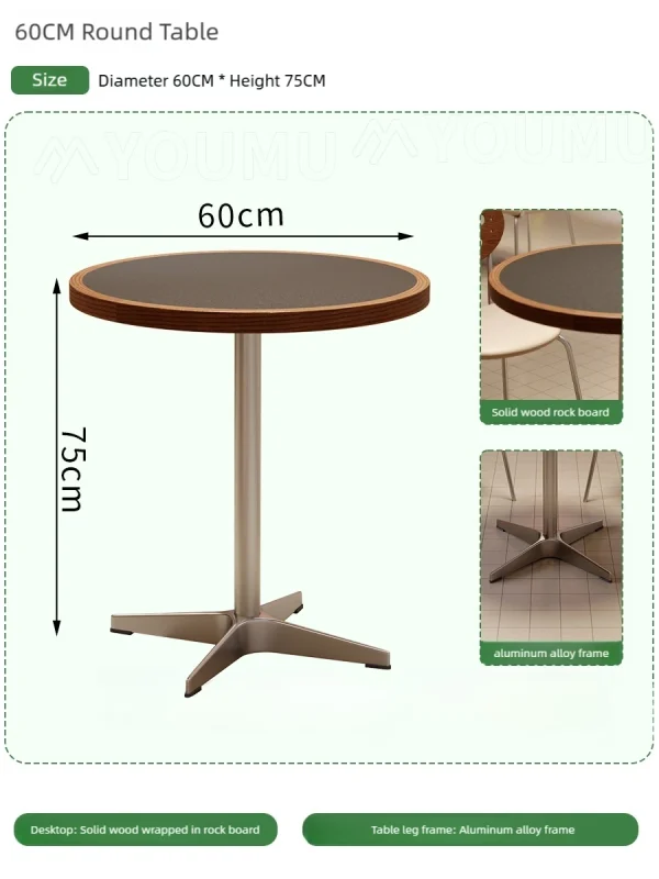 Wholesale Commercial Table, Chair and Booth Seating Set for Coffee Shop, Dessert or Tea Houses