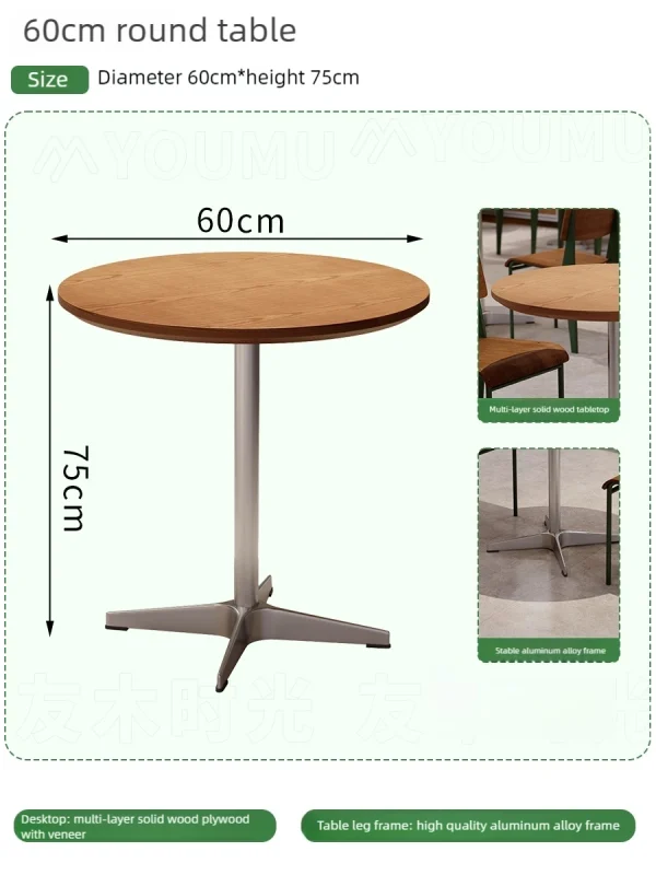 Korean-style Casual Restaurant Cafe Table and Chair Sets - Directly Supplied by Our Factory