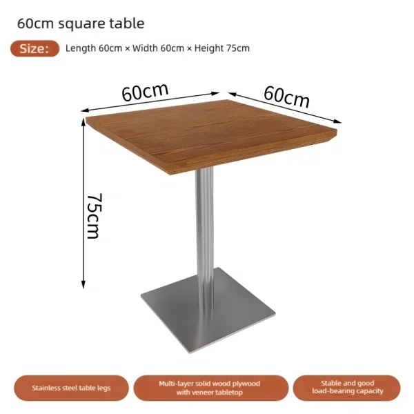Custom-made Cafe Table and Chair Sets Wholesaler, Modern and Minimalist Style - Tables, Chairs, and Booth Seating.