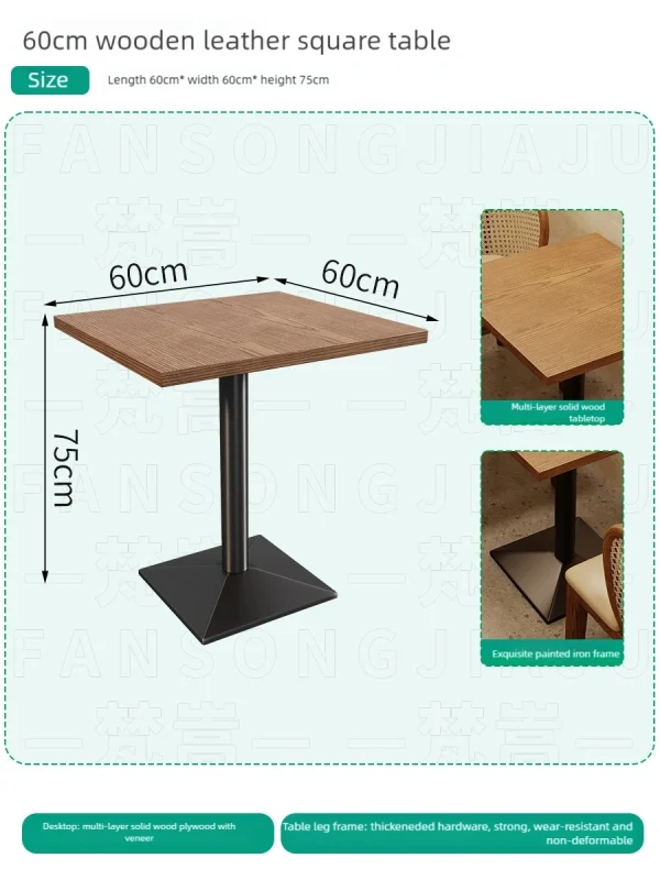 Wholesale Southeast Asian Style Thai Restaurant Rattan Table and Chair Sets