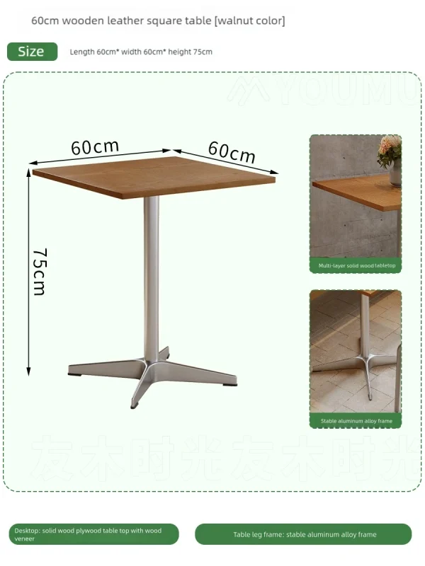 Wholesale Restaurant Tables and Chairs, Korean-Style, Stainless Steel Frame - Ideal For Cafe and Casual Restaurant