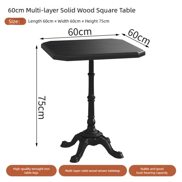 Classic and Retro-style Coffee Shop Table and Chair Sets Wholesale