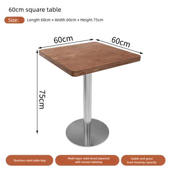 Wholesale Coffee Shop Furniture, Metal Dining Table and Chair Sets