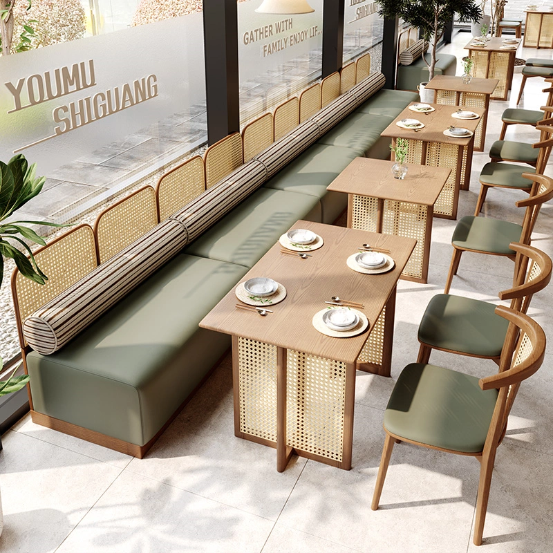 Wholesale Rattan Design Restaurant Furniture, Southeast Asian style - Booths, Rattan Table and Chair