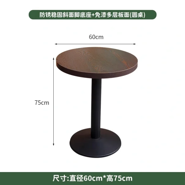 Wholesale Vintage-style Cafe Table and Chair Sets – Woven Rattan Chair Seat & Solid Wood Small Round Table