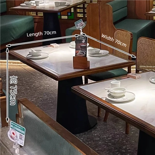 Wholesale Restaurant Table and Chair Set - Suitable for Eastern European and Chinese Restaurants