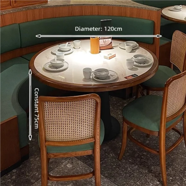 Wholesale Restaurant Table and Chair Set - Suitable for Eastern European and Chinese Restaurants