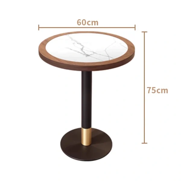 Wholesale Southeast Asian Restaurant Furniture - Rattan Backs of Booths and Chairs Paired with Slab Dining Tables