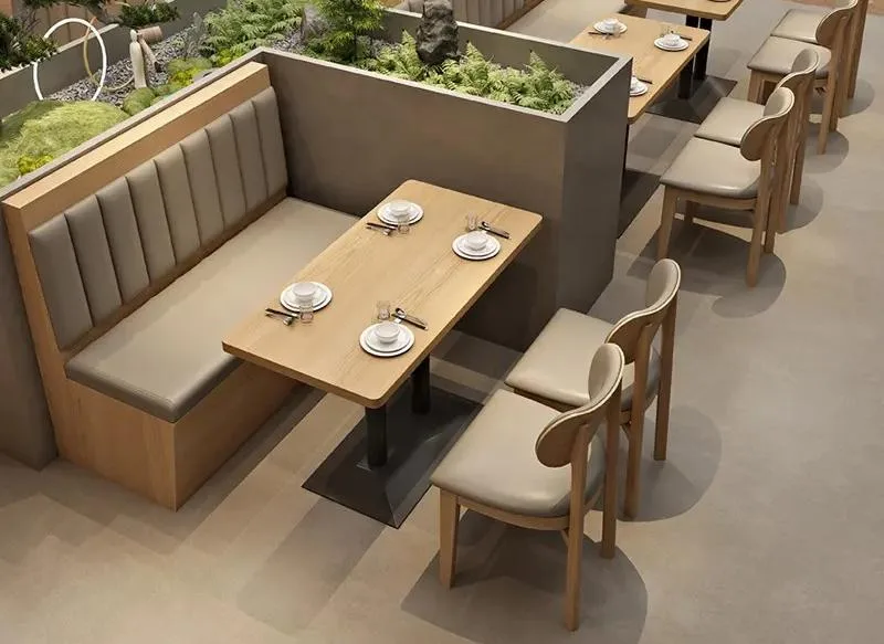 인체공학적 의자와 부스