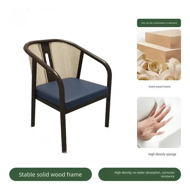 solid wood frame chair