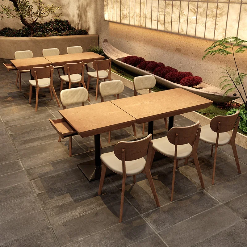 원목 테이블 상판_레스토랑 테이블