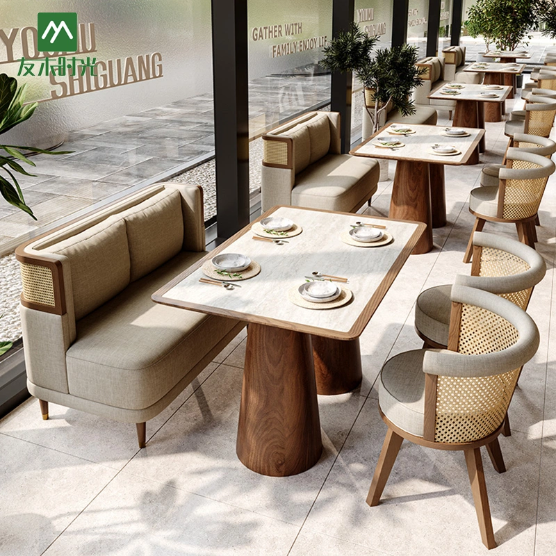 Wholesale Simple and Relaxed Style Restaurant Tables and Chairs