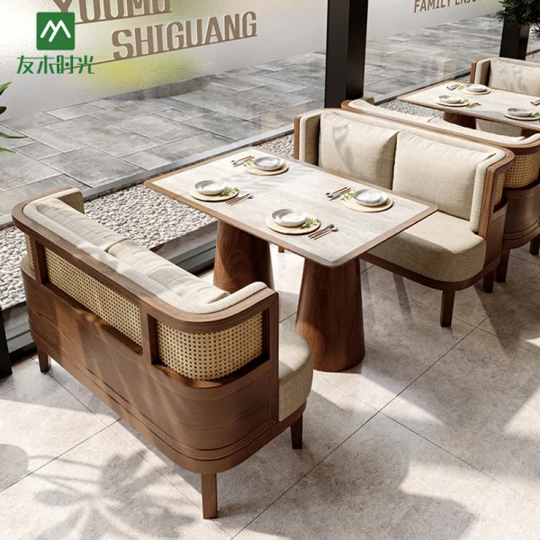 Wholesale Simple and Relaxed Style Restaurant Tables and Chairs