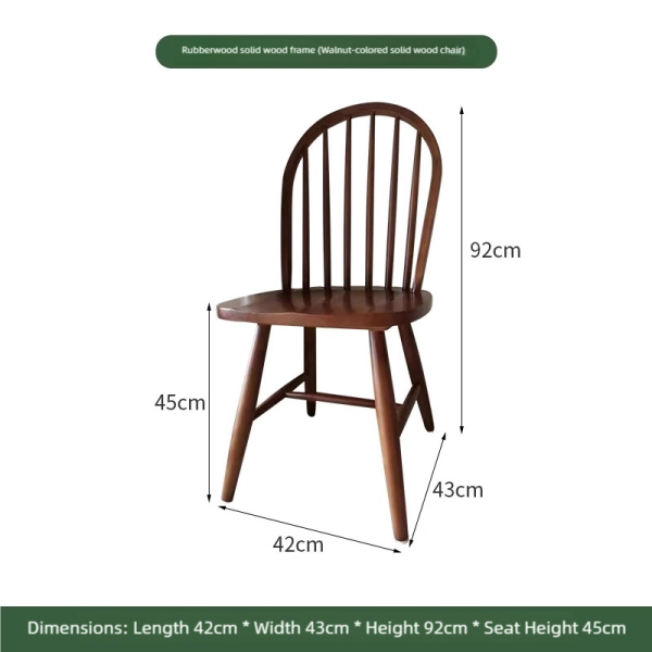 Japanese-style Minimalist Cafe Restaurant Solid Wood Table and Chair Set. Durable and Easy to Maintain.