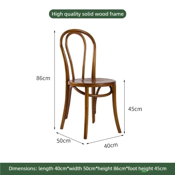 Japanese Wabi-Sabi Style Coffee Shop Solid Wood Table and Chair Set – OEM and ODM Support