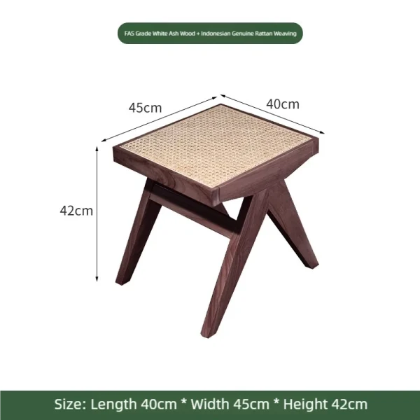 Wholesale Vintage-style Cafe Table and Chair Sets – Woven Rattan Chair Seat & Solid Wood Small Round Table