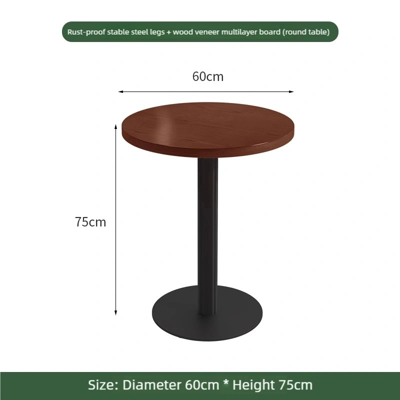 Wholesale Minimalist Cafe Table and Chair Set with Rattan Seating – Bild 10