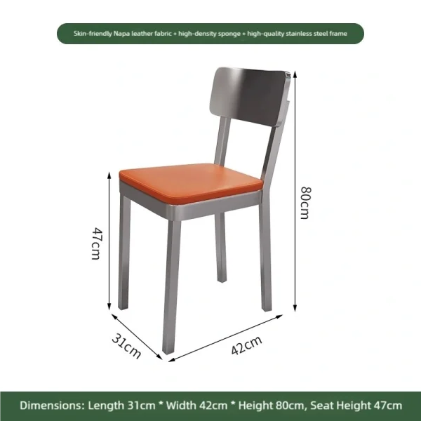 Wholesale Industrial Style Restaurant Furniture - Stainless Steel Table and Chair Sets