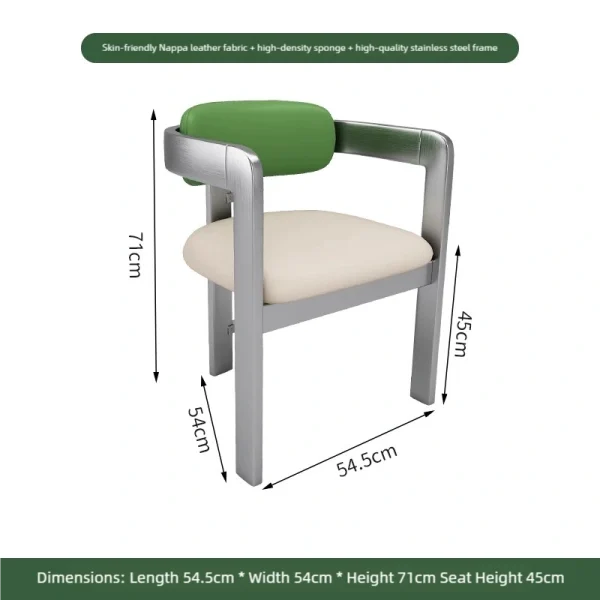 Wholesale Industrial-style Themed Stainless Steel Hot Pot Restaurant Table and Chair Sets