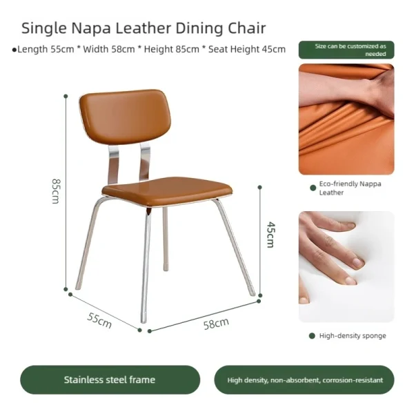 Wholesale Modern Themed Restaurant Furniture, Stainless Steel Table and Chair Sets