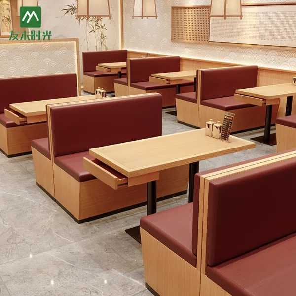 Wholesale Booth Seating and Table Sets for Chinese Restaurants and Fast Food Establishments