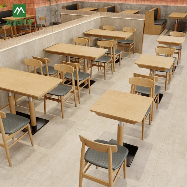 Wholesale of Table and Chair Sets for Chinese Restaurants, Noodle Shops, and Fast Food Restaurants