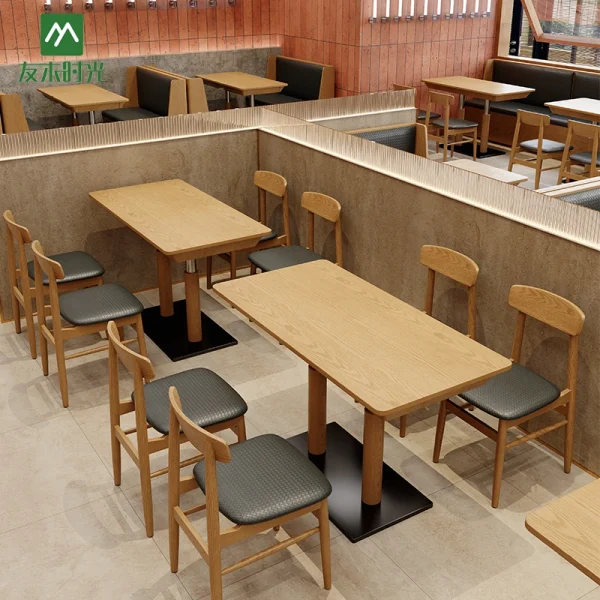 Wholesale of Table and Chair Sets for Chinese Restaurants, Noodle Shops, and Fast Food Restaurants